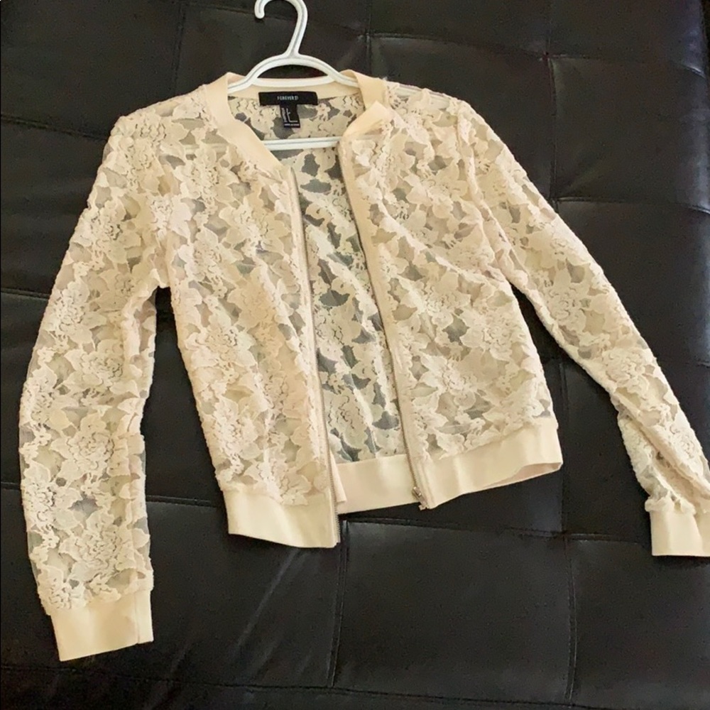 Lace Zip up